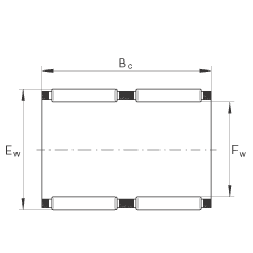 滾針及保持架組件 K75X83X35-ZW, 根據 DIN 5405-1/ ISO 3030 標準，雙列
